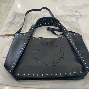 Stella McCartney Black perforated tote